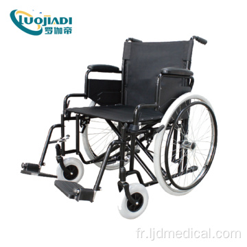 Fauteuil roulant manuel pliable rapide en acier nouveau